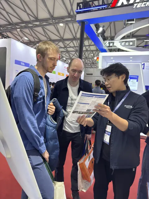 Engineering discussion with international visitors