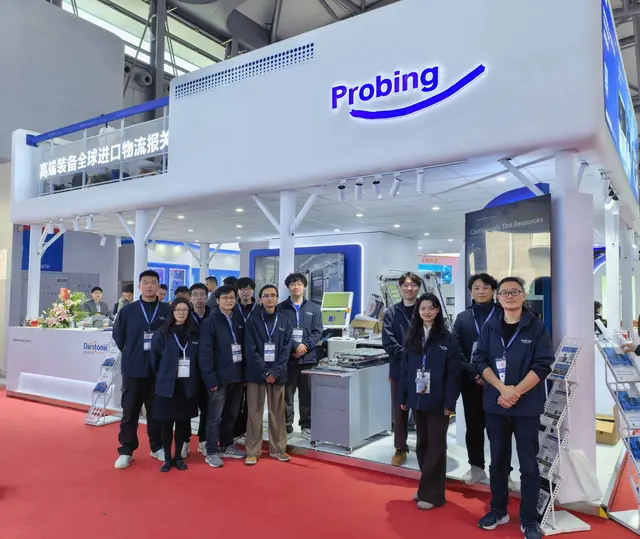 Probing booth and on-site team